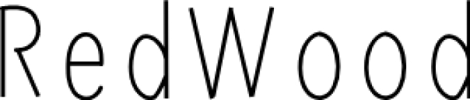 RedWood Font Preview