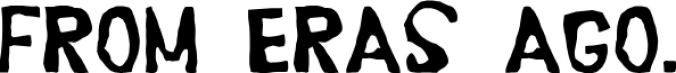 Erasaur Font Preview
