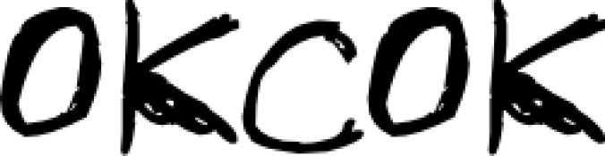 OKCOK Font Preview