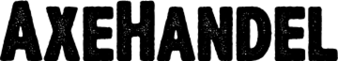 AxeHandel Font Preview