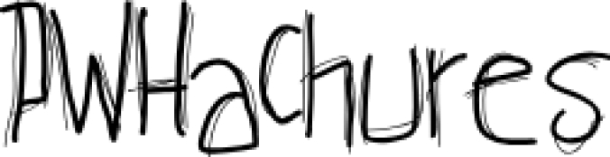 PWHachures Font Preview