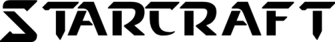 Starcraf Font Preview