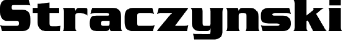 Straczynski Font Preview