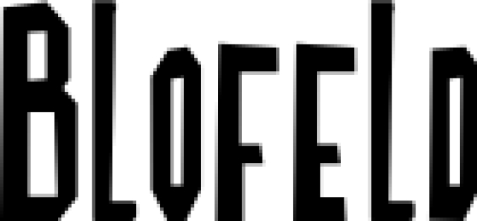 Blofeld Font Preview