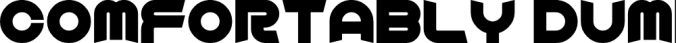 Comfortably Dumb Font Preview