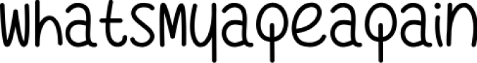 What's My Age Agai Font Preview
