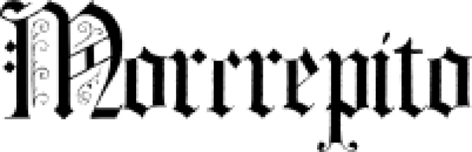 Morcrepi Font Preview
