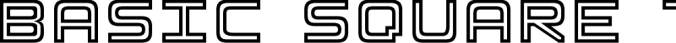 Basic Square 7 Font Preview