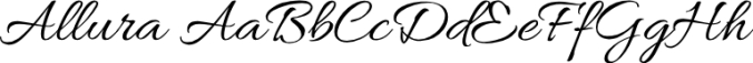 Allura Font Preview