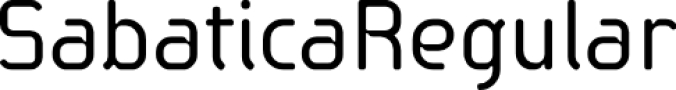 Sabatica Regular Font Preview