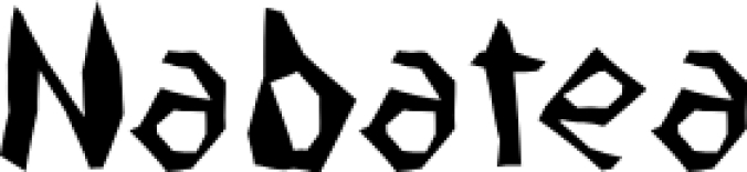 Nabatea Font Preview
