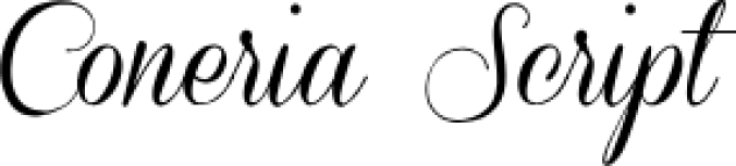 Coneria Scrip Font Preview