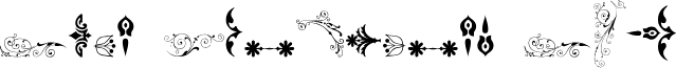 Soft Ornaments Six Font Preview