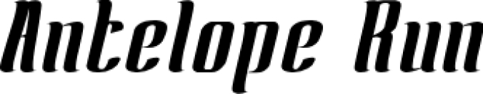 ANTELOPE Font Preview