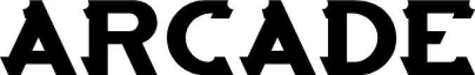 ARCADE Font Preview