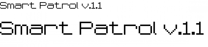 Smart Patrol NBP Font Preview