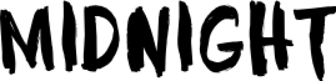 Midnigh Font Preview