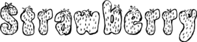 Strawberry Font Preview