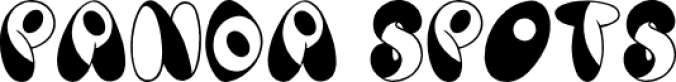 Panda Spots Font Preview