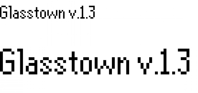 Glasstown NBP Font Preview