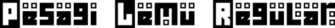 Pesagi Lemu Font Preview