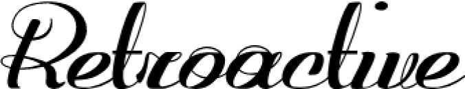 Retroactive Font Preview