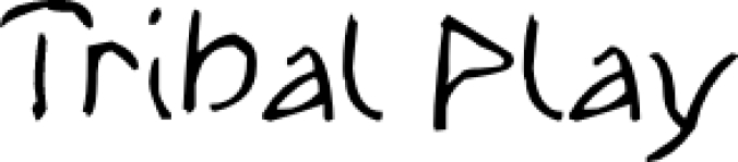 Tribal Font Preview