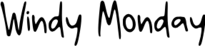Windy Monday GT Font Preview