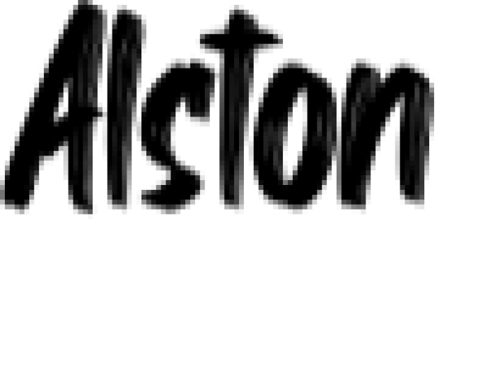 Alston Font Preview