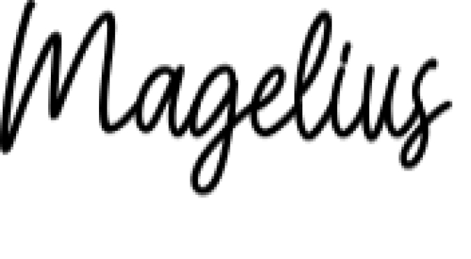 Magelius Font Preview