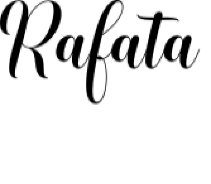 Rafata Font Preview