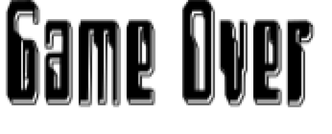 Game over Font Preview