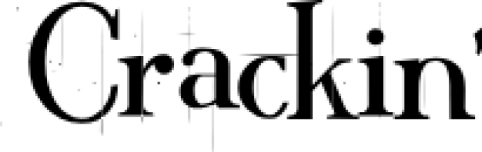 Crackin' Font Preview