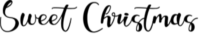 Sweet Christmas Font Preview
