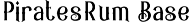 Pirates Rum Font Preview