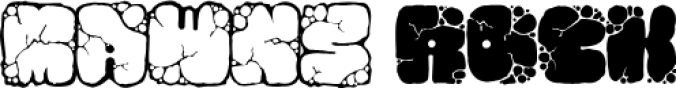 MAWNS rock Font Preview