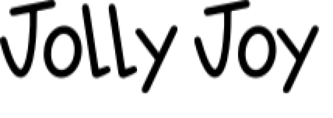 Jolly Joy Font Preview