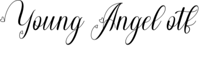 Young Angel Font Preview