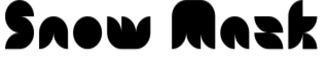 Snow Mask Font Preview