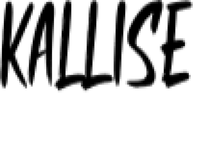 Kallise Font Preview