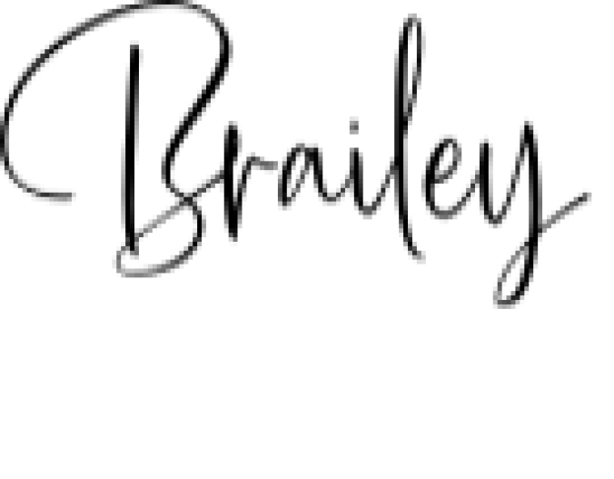 Brailey Font Preview