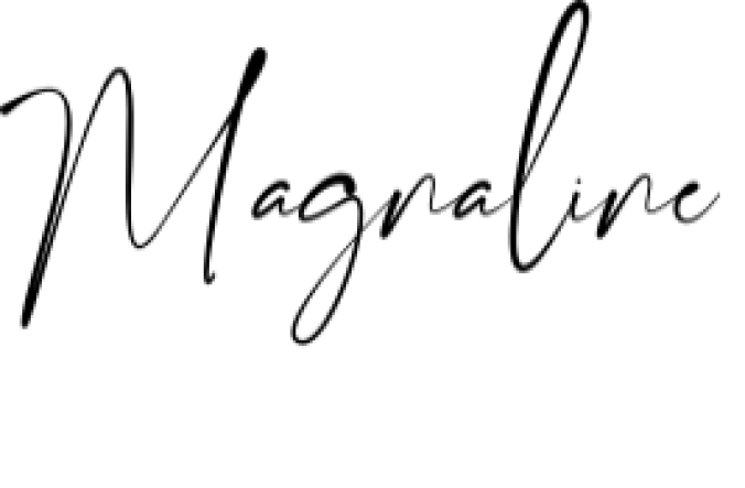 Magnaline Font Preview