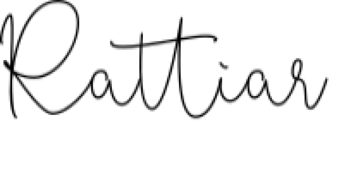 Rattiar Font Preview