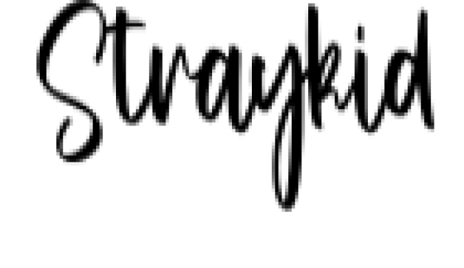 Straykid Font Preview