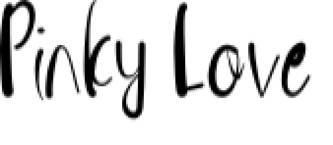 Pinky Love Font Preview