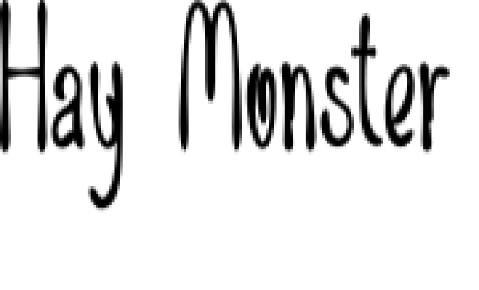 Hay Monster Font Preview