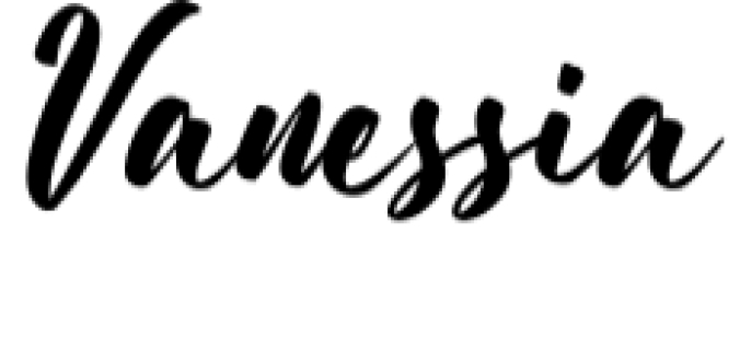 Vanessia Font Preview