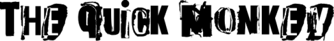 The quick monkey Font Preview