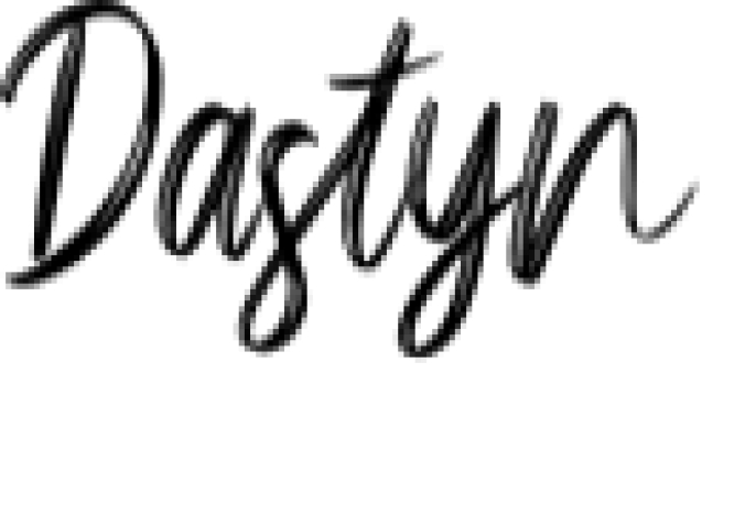 Dastyn Font Preview