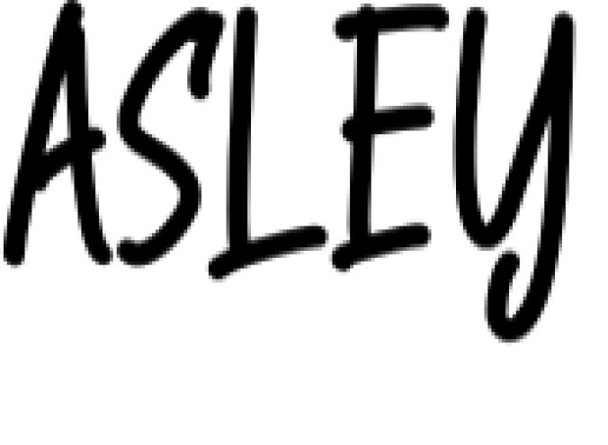 Asley Font Preview